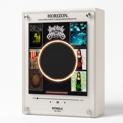 HORIZON Bring Me The Horizon collector vinyl display — angled