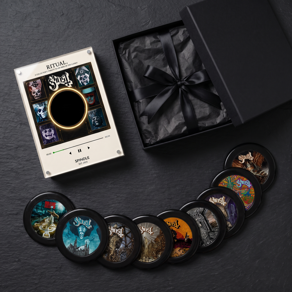 RITUAL premium gift box with all 9 Ghost album discs